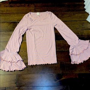 Free People flared sleeve sweater size S
